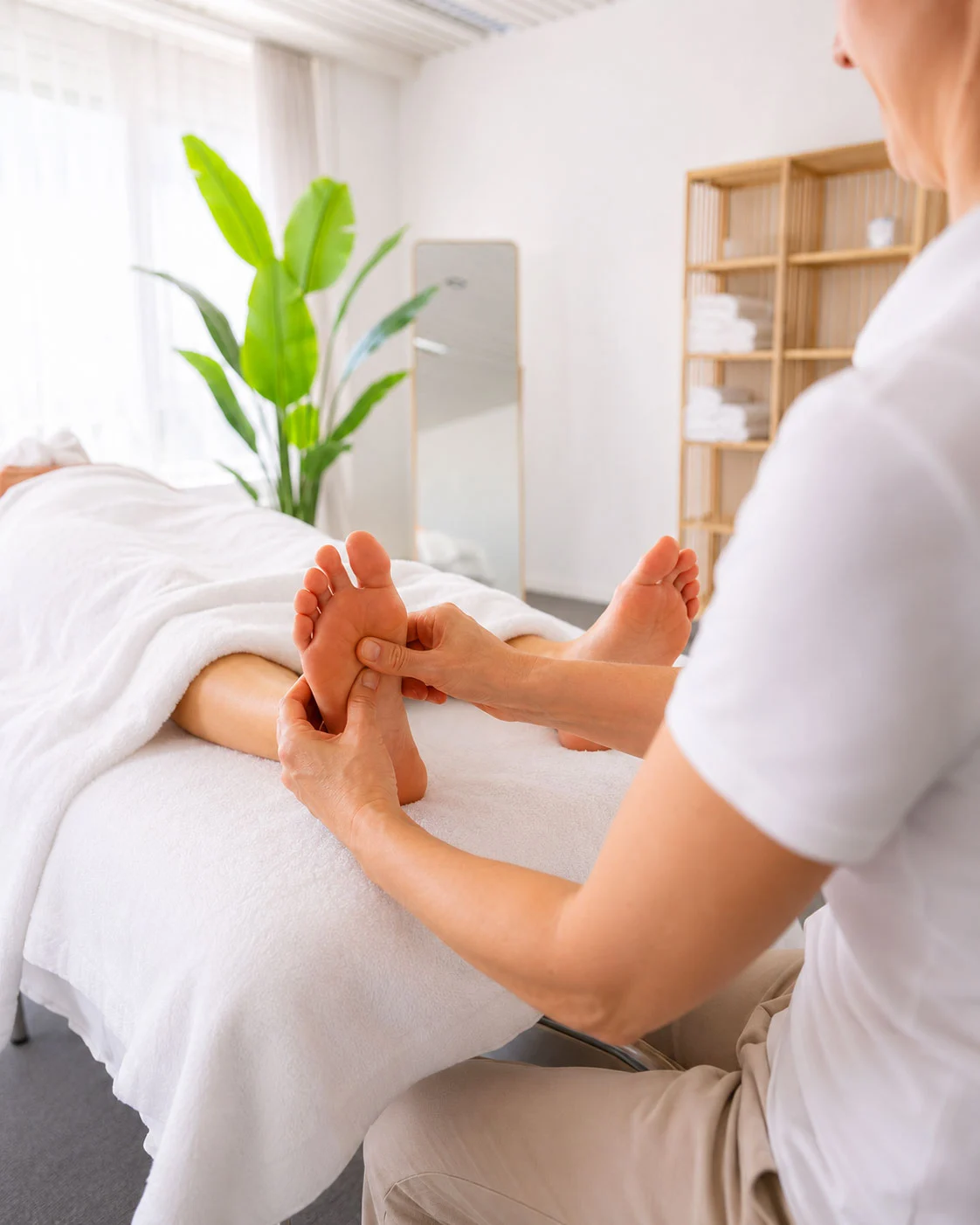 Fussreflexzonenmassage beim Massage Zentrum Wil